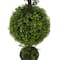 3ft. Artificial Double Ball Green Boxwood Topiary